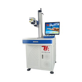 tipo máquina del gabinete 20Watt de la marca del laser de la fibra con garantía de 1 año