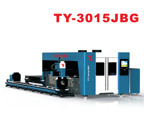 TY-3015JBG 1000W - el tubo SS del metal del cortador del laser de la fibra del CNC 6000W instala tubos la cortadora del laser