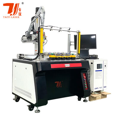 Máquina de soldadura por láser de 420 kg con fuente láser Max Raycus Jpt y longitud de onda láser de 1070 nm diseñada para soluciones de unión de metales