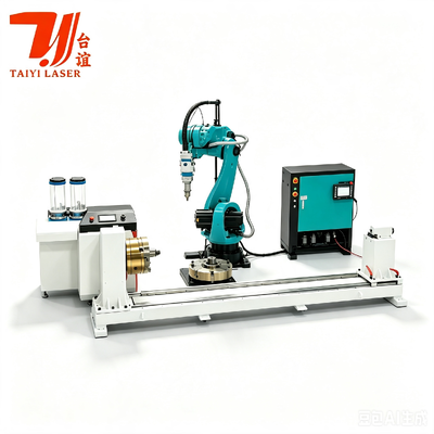 Máquina de revestimiento por láser de robots industriales para la remanufactura de cilindros hidráulicos y superficies de rodillos