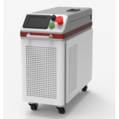 Máquina de limpieza láser de fibra portátil refrigerada por agua de 500W para eliminación de óxido y pintura