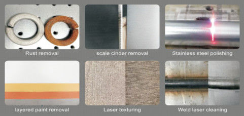 Máquina de limpieza con láser de pulso de enfriamiento por aire