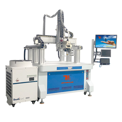 Máquina de soldadura láser automática con batería de litio prismática con pórtico