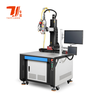 Fittings de precisión de catéter endoscópico de enfriamiento por agua Plataforma Máquina automática de soldadura por láser para soldadura de metales