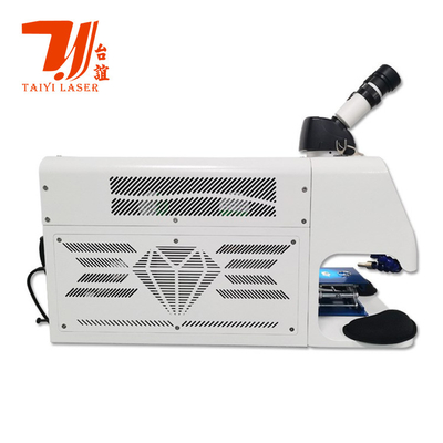 Máquina de soldadura por láser YAG de escritorio portátil de 60W para joyas con enfriamiento por agua