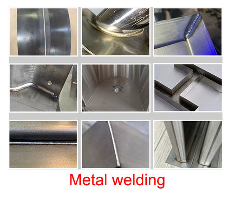 Máquina de soldadura por láser de fibra portátil para soldadura de hierro de acero y metal