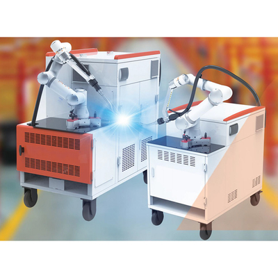 2024 Nuevo Cobot Mig Soldador 350A Robot de soldadura MIG 6Eje Estación de trabajo de soldadura de brazo Cobot