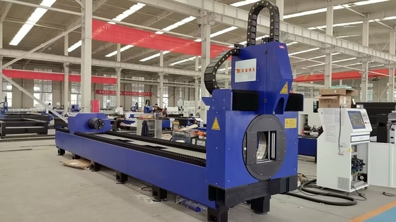 Máquina automática de corte por láser de fibra CNC de 1500W para tubos de tubos redondos cuadrados de tamaño pequeño