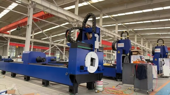 Máquina automática de corte por láser de fibra CNC de 1500W para tubos de tubos redondos cuadrados de tamaño pequeño