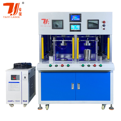 Máquina de soldadura automática de láser de fibra con cabeza de Raytools HZG