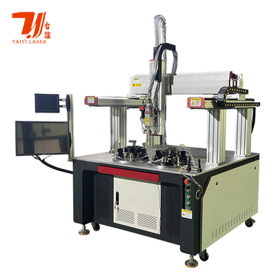 Máquina automática de soldadura por láser de fibra CNC para el impulsor de la bomba de agua de alta presión