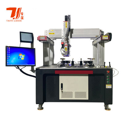 Máquina de soldadura automática de láser de fibra CNC con precisión de ±0,01 mm y potencia de 1500W-6000W para el impulsor de bomba de agua de alta presión