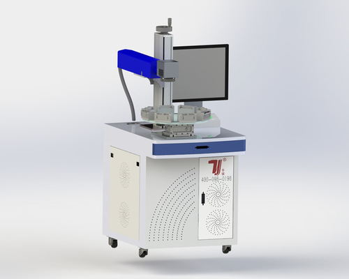 Máquina de marcado con láser UV personalizada para condensadores con cámara CCD de sistema de posicionamiento visual