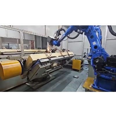 Máquina de soldadura láser de fibra de 1500W con CCD para unión de metales precisa y brazo robótico de 6 ejes