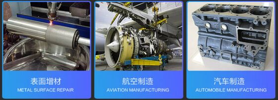 Máquina de revestimiento láser de alta velocidad de estilo abierto de 6000W Reparación de superficie 3D de moldes y herramientas de automóviles