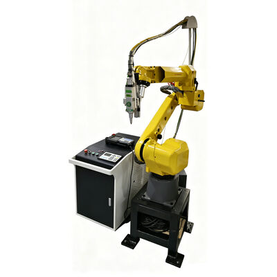 Robot de corte láser FANUC con brazo de 6 ejes y sistema de visión integrado para el procesamiento de precisión de chapa metálica