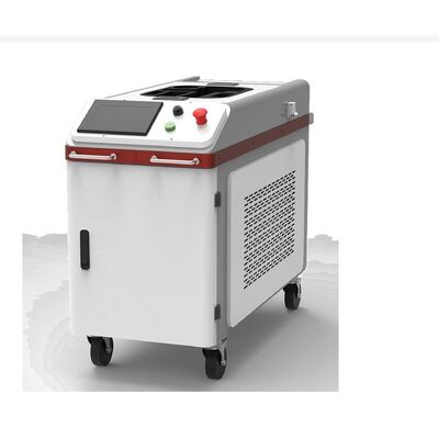 Máquina de limpieza láser de fibra portátil refrigerada por agua de 500W para eliminación de óxido y pintura