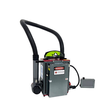 300W Backpack Portable Pulse Fiber Laser Cleaning Machine with Battery for Rust Removal