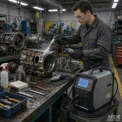 500W Air Cooled Cabinet Laser Cleaning Machine Maintenance Free Pulse Laser Rust Removal