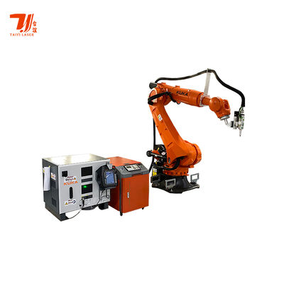 1000W-6000W 6 Ejes Kuka Robot Máquina de corte por láser para la fabricación de metales