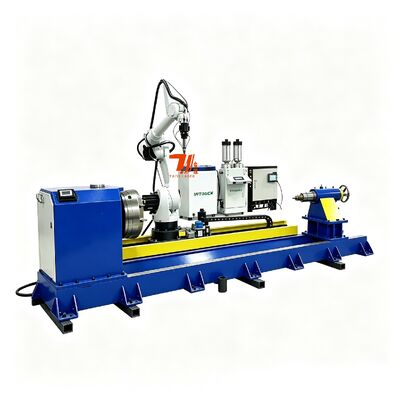 Máquina de recubrimiento láser robótica sin conexión equipada con rotativa para la restauración de superficies de rodillos de cigüeñal y cilindros