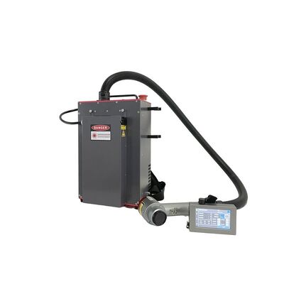 Máquina de limpieza portátil de fibra láser pulsada de 200W para eliminación de óxido, pintura y aceite