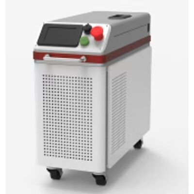Máquina de limpieza láser de fibra portátil refrigerada por agua de 1500W para óxido, pintura y recubrimiento