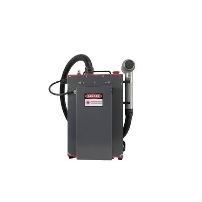 Máquina de limpieza láser de fibra pulsada portátil de 300W con batería para eliminación de óxido