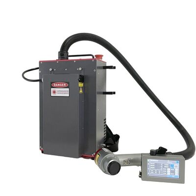 Máquina de limpieza láser para mochilas de 200W con nuevo diseño, máquina portátil ligera para eliminación de óxido láser