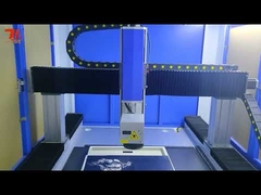 50W 100W 150W 200W 4 ejes rango de trabajo personalizado cerrado Máquina de marcado láser de fibra de gran formato