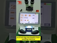 Máquina de soldadura de joyas con láser de pantalla grande de 10 pulgadas