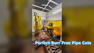 Cortador de tubos láser robótico CNC para tuberías de aceite para automóviles: corte sin rebabas y recorte preciso de los extremos